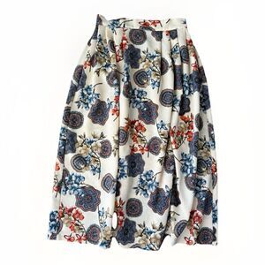 VTG Petite Sophisticate Skirt Size Small Petite Floral Medallion Prairie Cottage